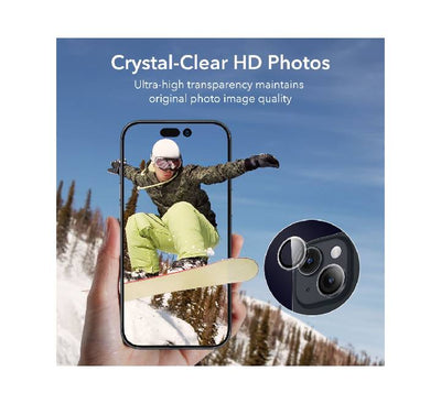 ESR Camera Lens Tempered Glass iPhone 15/ 15 Plus Clear