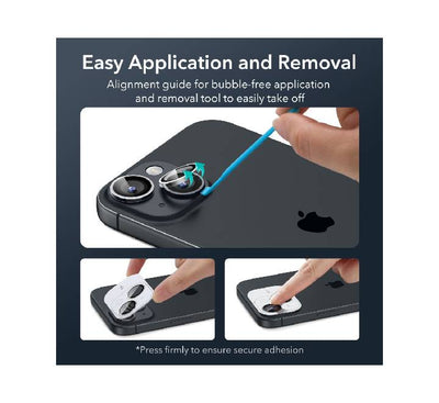 ESR Camera Lens Tempered Glass iPhone 15/ 15 Plus Clear