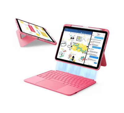 ESR Flex Keyboard Case (Detachable) US Layout (Pink)