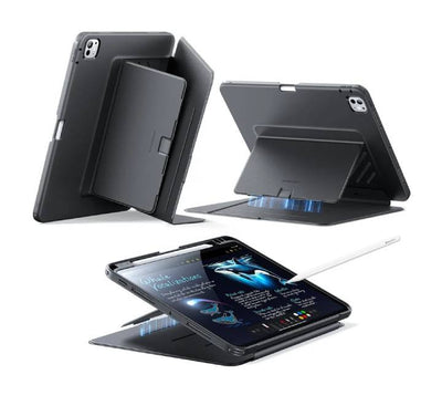 ESR Flip Magnetic Case (Pencil Holder) For iPad Air 11" M3/M4 (Black)