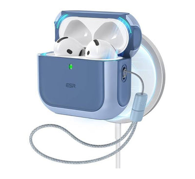 ESR Orbit Hybrid Case With HaloLock For AirPods 4 (2024) Blue