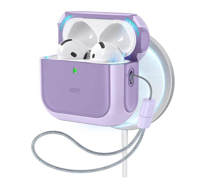 ESR Orbit Hybrid Case With HaloLock For AirPods 4 (2024) Lavender