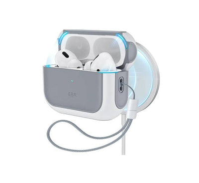 ESR Orbit Hybrid Case with HaloLock For AirPods Pro 3rd Gen (White)