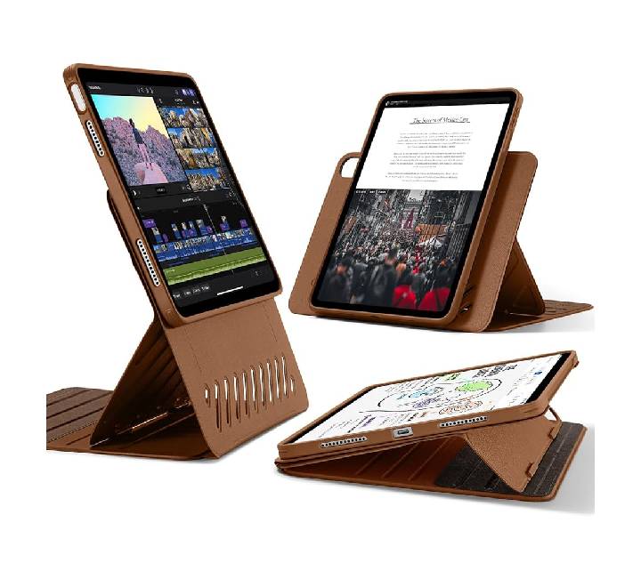 ESR Shift Magnetic Stand Case For iPad Air 11 (M2,M3) / Air 5,4 (Brown)