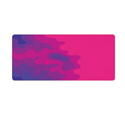 Fantech ATO MP905 Cyber Life edition extended gaming deskmat mouse pad featuring blue minimalist Japanese wave art layout