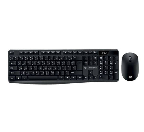 Green Tech GTWKB-706+GTWM-706 Wireless Keyboard & Mouse Combo
