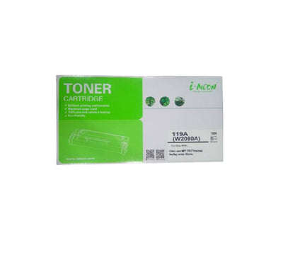 i-AICON 119A W2090A compatible black toner cartridge retail box for HP Color Laser printers