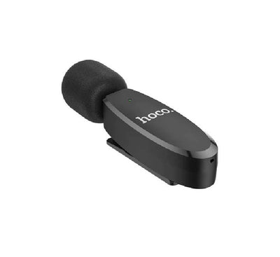 Hoco L15 iP Crystal lavalier wireless digital microphone (Black)
