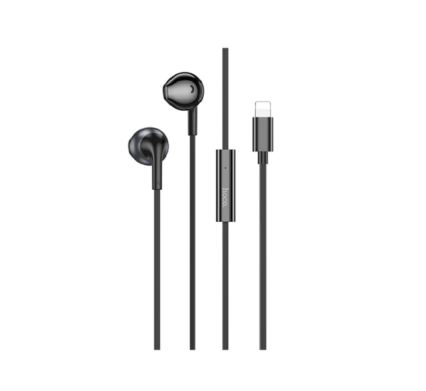 Hoco M115 Sagacious Universal Earphones With Microphone iP (Black)