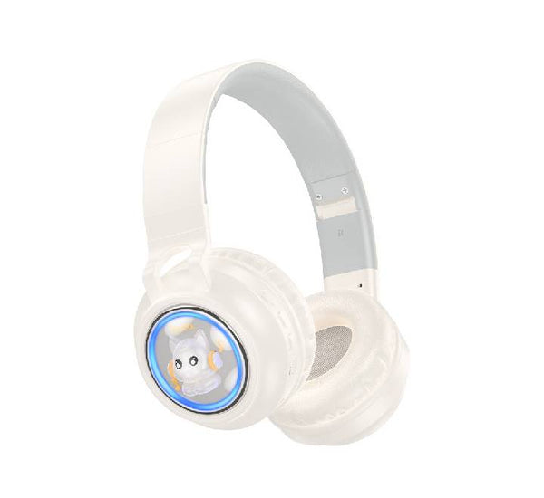 Hoco W50 Cute Fun BT Headphones (Milky White)