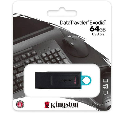 Kingston DTX 64GB USB3.2 DataTraveler Exodia USB Flash Drive