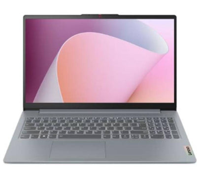 Lenovo IdeaPad Slim 3 laptop in Arctic Gray with 15.6 inch FHD display powered by AMD Ryzen 5