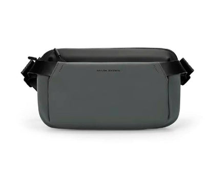 Mark Ryden MR411 Vivi Functional Crossbody Sling Bag in Olive Green showcasing its water-resistant front PU and Oxford flap.