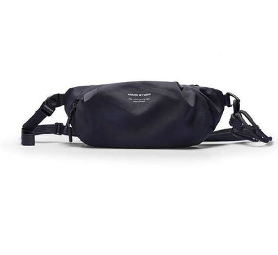 Mark Ryden MR520 ChillFlex Everyday Crossbody Sling Bag in dual tone Black Blue showcasing its water-resistant front layout.