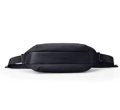 Mark Ryden MR532 EasyGlide Single Shoulder Bag in Classic Black showcasing its sleek, water-resistant Oxford fabric profile.