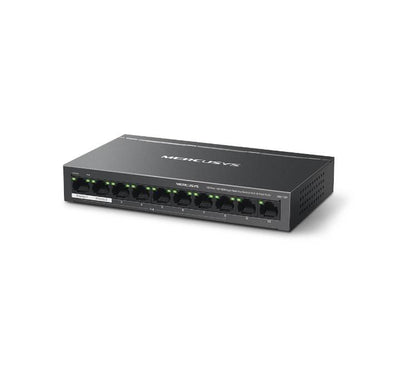 MERCUSYS MS110P (10-port 10/100Mbps Desktop Switch With 8-Port POE+)