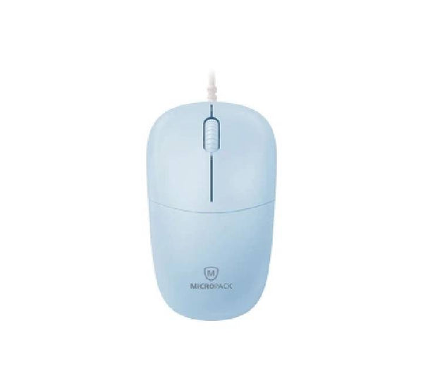 Micropack M105 Silent Wired Optical Mouse Blue