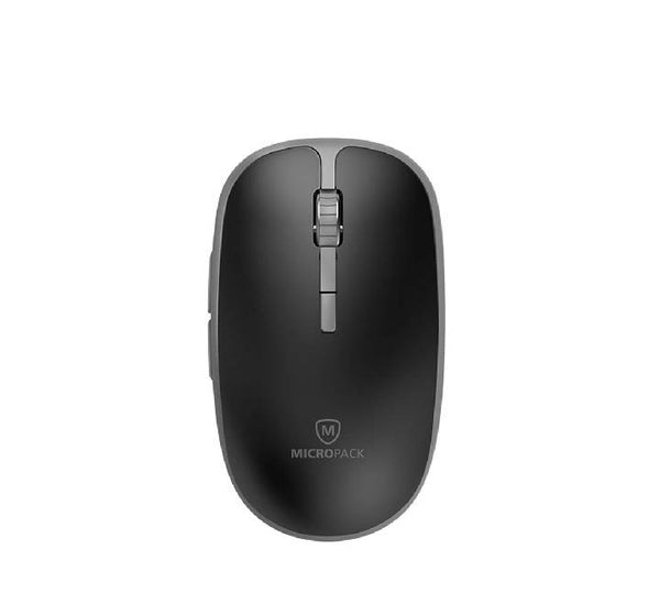 MICROPACK MP729BBK Speedy Silent 2 Dual Modes Wireless Mouse(Black)
