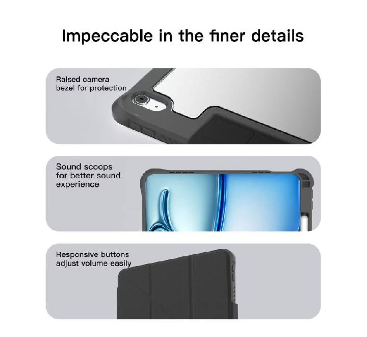 Mutural Lishi Series iPad Protective Case for M3 & M2 Air 11