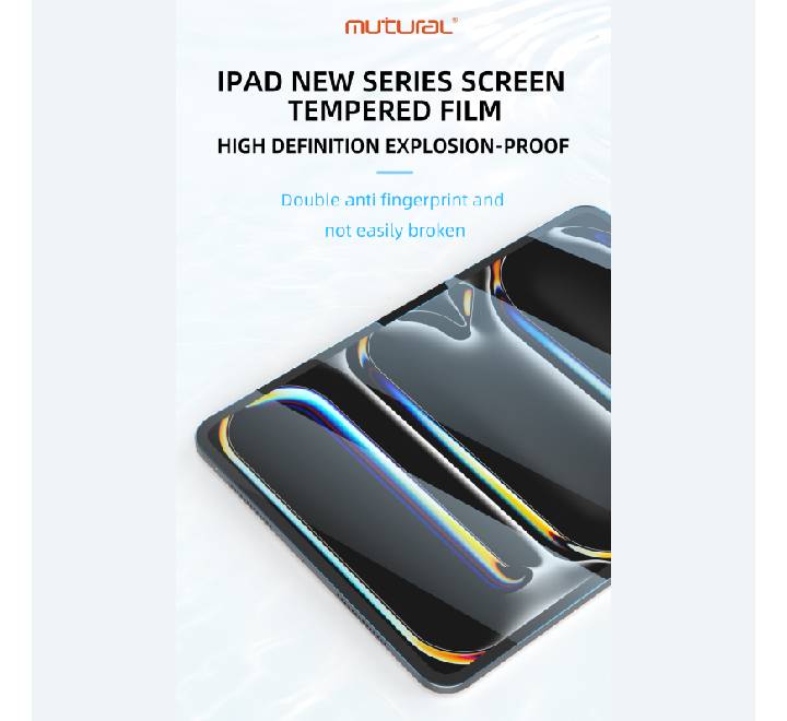 Mutural iPad Tempered Glass for M4/ M3/ M2 Air 11" & 13" (Tempered)