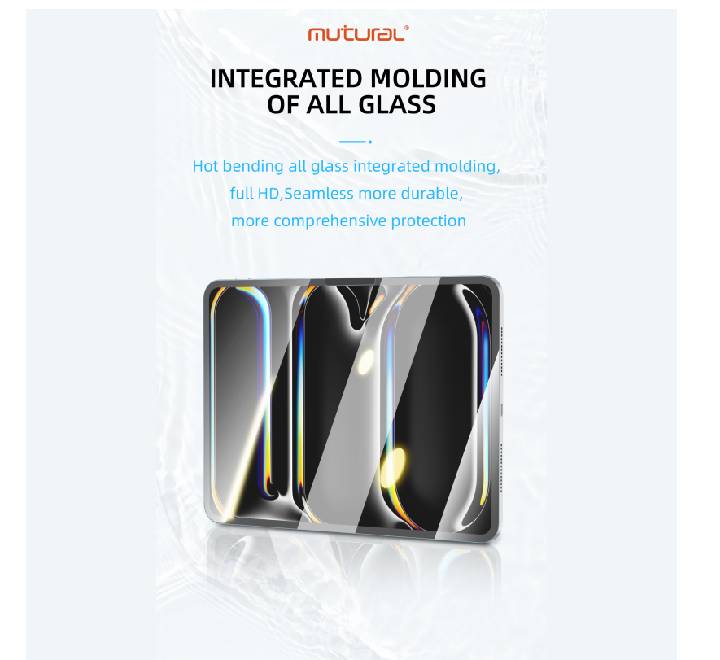 Mutural iPad Tempered Glass for M4/ M3/ M2 Air 11" & 13" (Tempered)