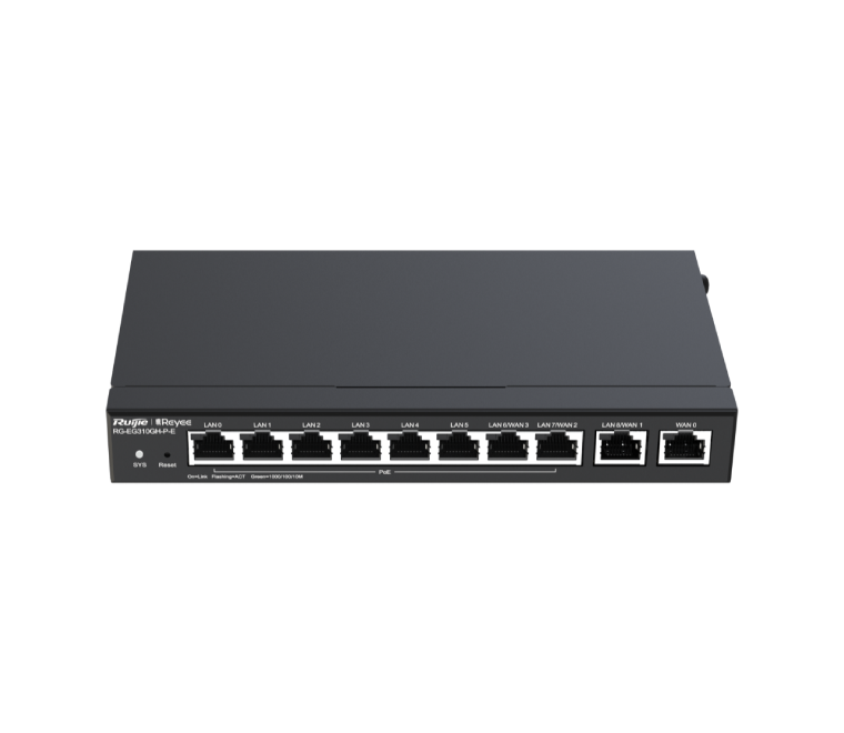 Ruijie RG-EG310GH-P-E 10-Port High Performance Cloud Managed PoE Router