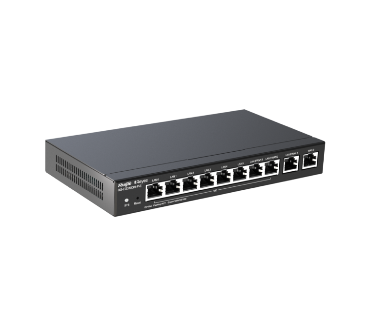 Ruijie RG-EG310GH-P-E 10-Port High Performance Cloud Managed PoE Router