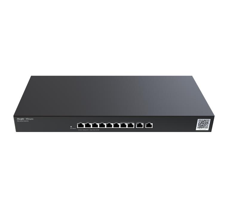 Ruijie Reyee RG-EG310GH-E 10-port Gigabit rackmount cloud managed router front view