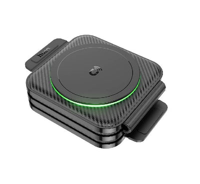 Hoco CQ4 Unique 3-in-1 folding magnetic wireless fast charger (Black)