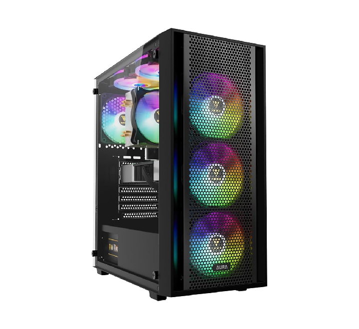 Gamdias AURA GC2 ELITE Perforated RGB Mid-tower Case – ICT.com.mm