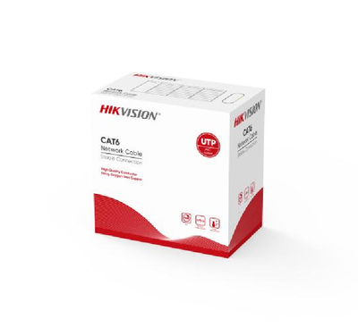 Hikvision 305 m CAT6 UTP Network Cable (Solid Copper, 0.565 mm, CM)