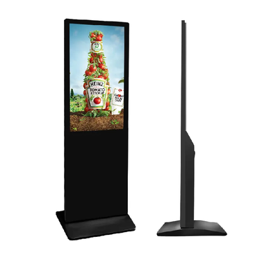 Slim 43-Inch Cloud Digital Signage Player Oliver Tech Side View