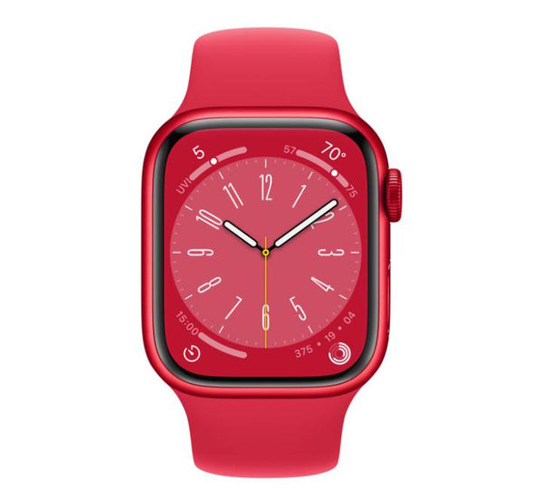 Apple Watch Series 8 45mm Red Aluminum Case With Sport Band