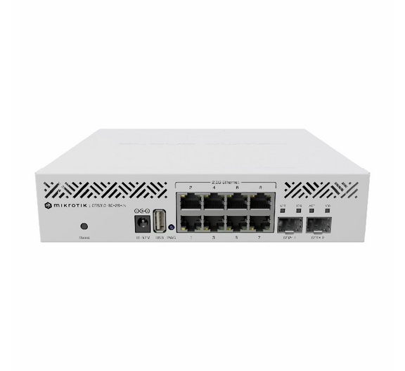 MiKroTik CRS310-8G+2S+IN 800 MHz Router Switch – ICT.com.mm