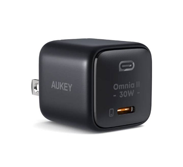 Aukey Omnia 30W USB-C PD Charger with GaN Power Tech PA-B1L (Black)