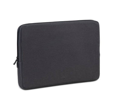 Rivacase 7707 Suzuka black 17.3 inch ECO laptop sleeve, water-resistant for Myanmar tech users.