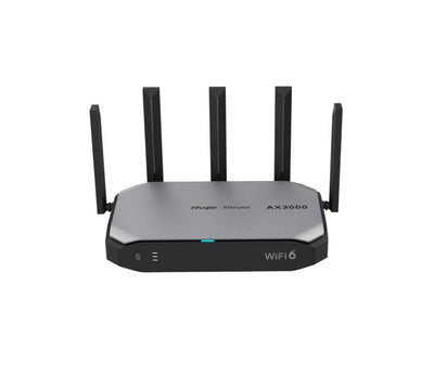 Ruijie Reyee RG-EG105GW-X AX3000 enterprise grade Wi-Fi 6 wireless gateway router with 5 high gain external antennas