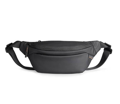 Mark Ryden MR615 cross body sling bag in Elegant Black, water resistant chest bag for men in Myanmar.