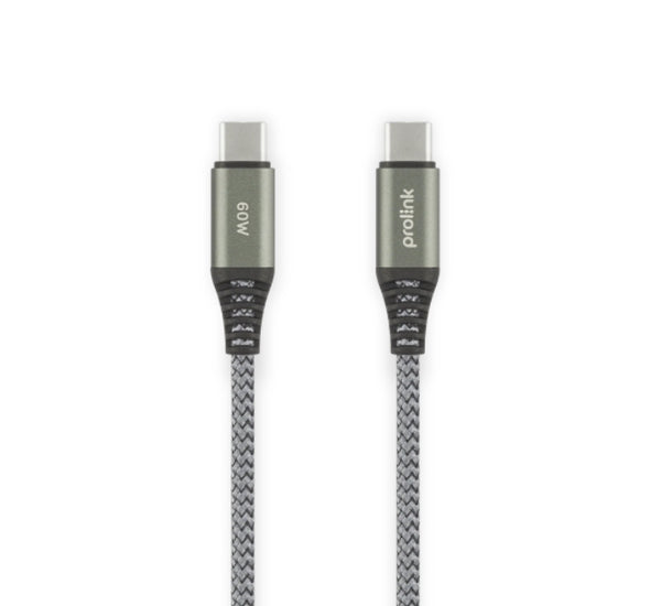 Prolink Cable 60W USB-C to C (GCC-60-01/1M/GRY)