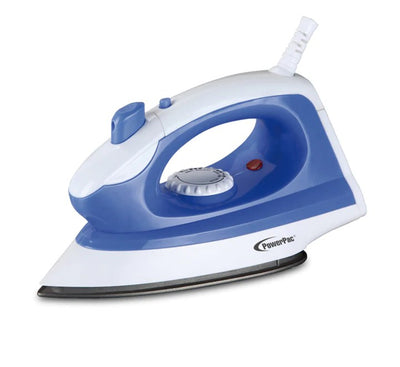 Powerpac PPIN1000 Steam & Spray Iron with Non-Stick Sole Plate