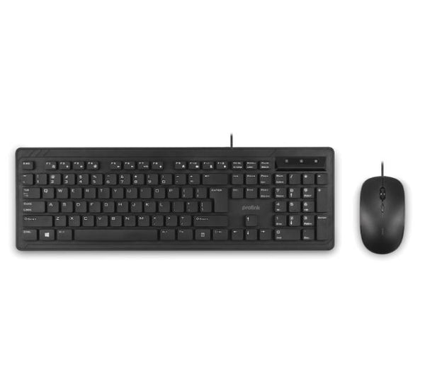 Prolink Wired Multimedia Keyboards With 4-button Mouse Combo (GMK-1003M)