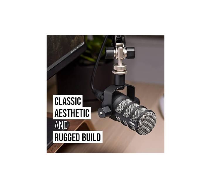 Rode Podmic Dynamic Unidirectional Podcasting Microphone (Black)