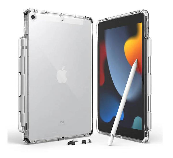 Ringke Fusion+ Clear Case for iPad 7 & 8 & 9th Gen (Black)