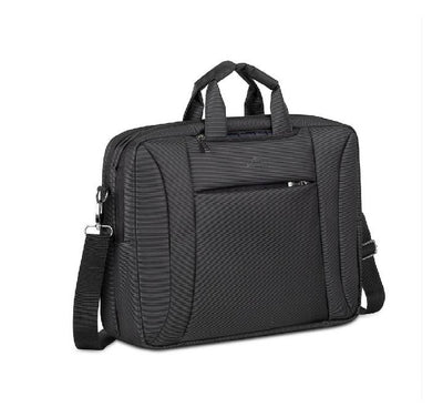 Rivacase 8290 16-inch convertible laptop bag in Charcoal Black, showing backpack mode for business travel in Myanmar.