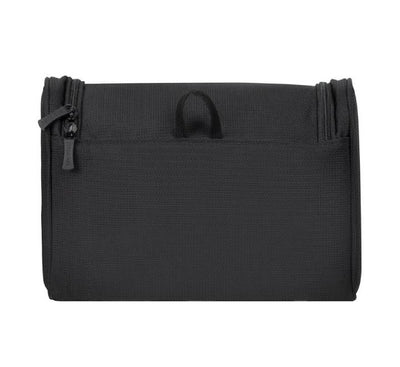 Interior view of Rivacase 8407 showing two transparent and two mesh pockets made from recycled RPET.
