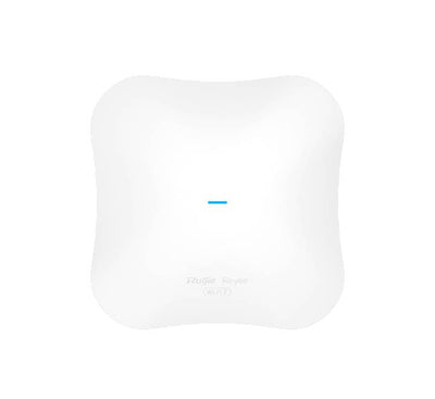 Ruijie Reyee RG-RAP72Pro Wi-Fi 7 ceiling mount access point front view showing sleek white design and status LED indicator