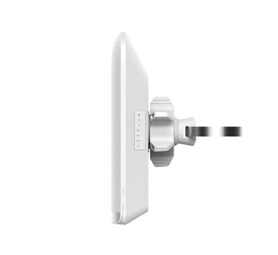 Pole-mounted Ruijie Reyee RG-EST350G wireless bridge transmitting security CCTV video across 5km