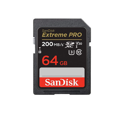 SanDisk 64GB Extreme Pro SDXC UHS-I Memory Card