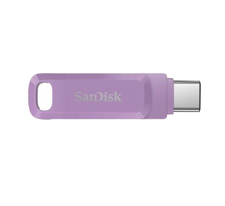 SanDisk 128GB Ultra Dual Drive Go USB Type-C Flash Drive (Lavender Pur ...