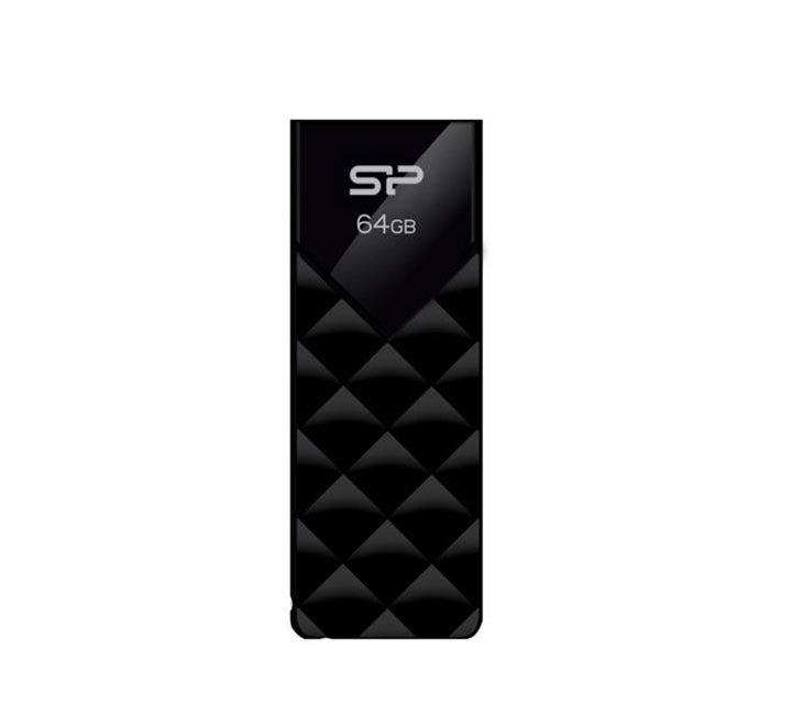 Silicon Power Blaze B03 64GB USB 3.2 Gen 1 Flash Drive - Black